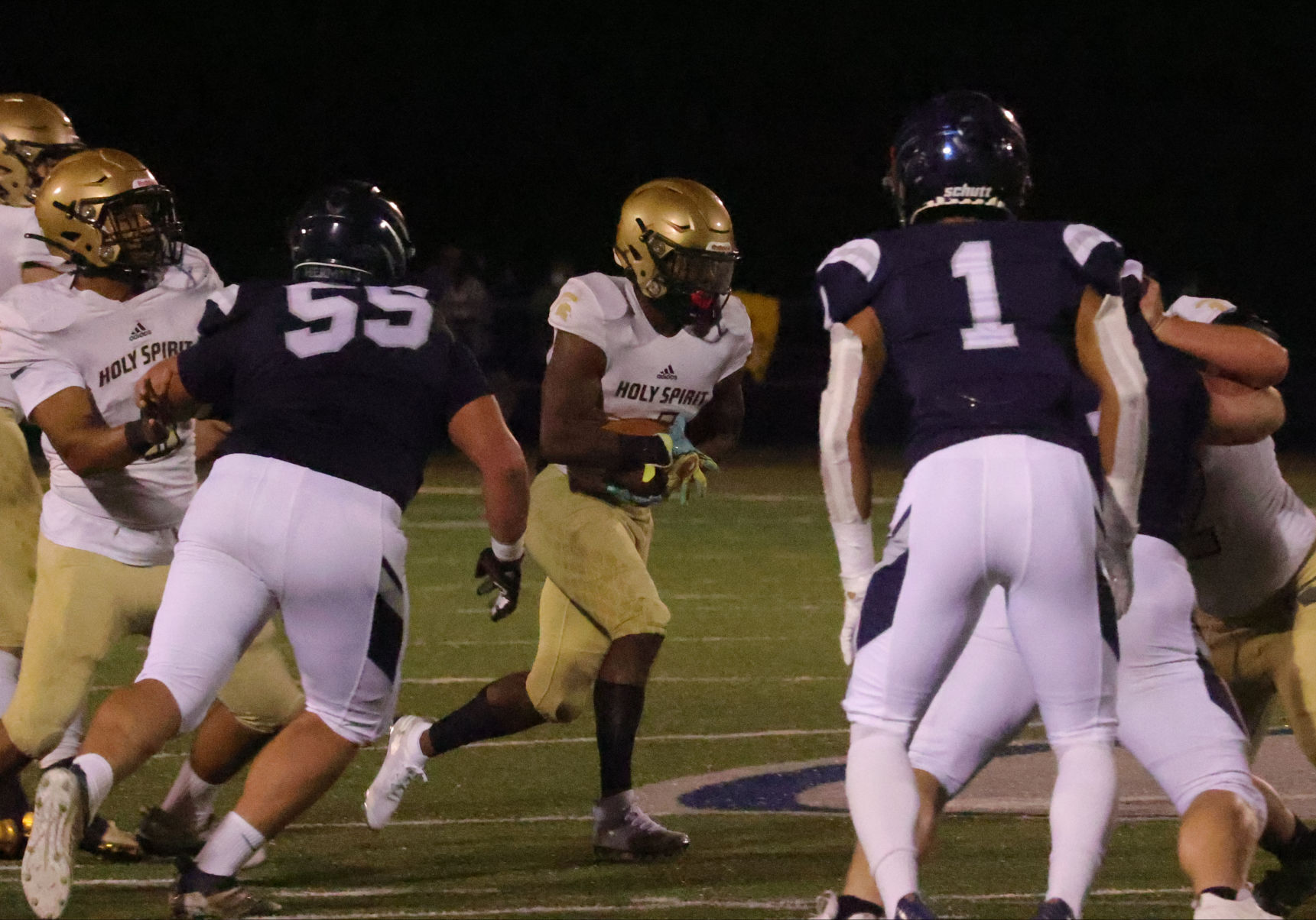 St. Augustine Prep vs Holy Spirit football game